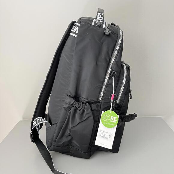 Kipling Seoul Go 17" laptop Large Backpack in Nylon/Silver NWT - Picture 2 of 5
